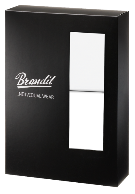Brandit Boxer Shorts with Logo 2-Pack, White-White