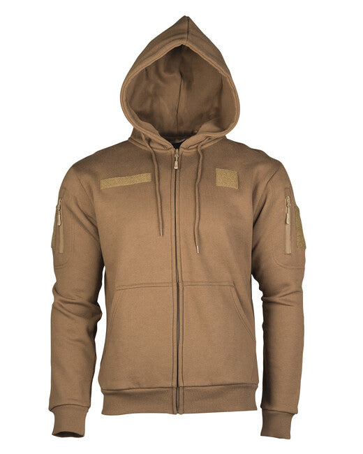 Mil-Tec Tactical Fleece Hoodie, Dark Coyote