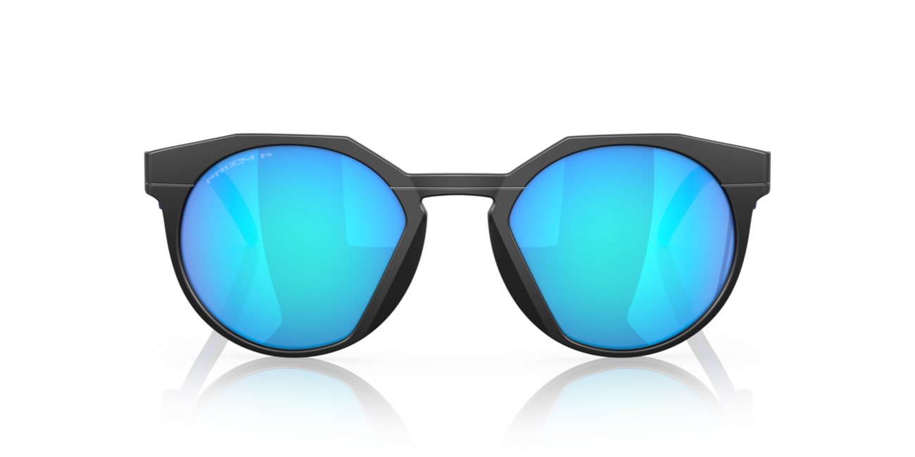Oakley HSTN Sunglasses, Matte Black Frame, Prizm Sapphire Polar Lenses, 52