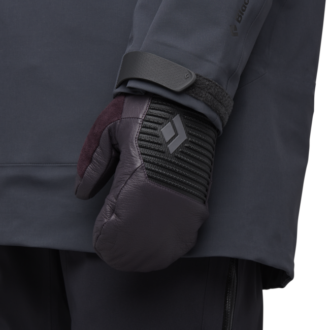 Black Diamond Session Knit Mitts Women's Winter Gloves, Burgundy