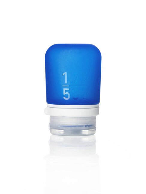 Humangear GoToob+ Silicone Travel Bottle, 53ml, Navy Blue