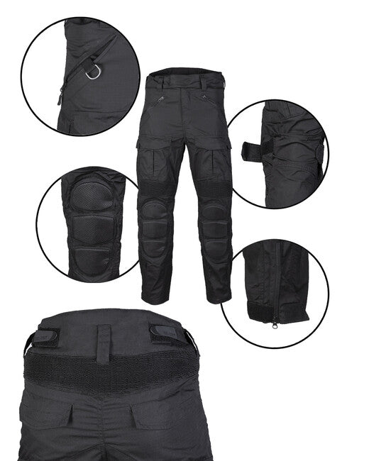 Mil-Tec Combat Chimera Tactical Pants, Black