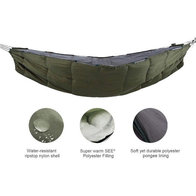 Liber Montis Nexus Hammock Thermal Liner, Green