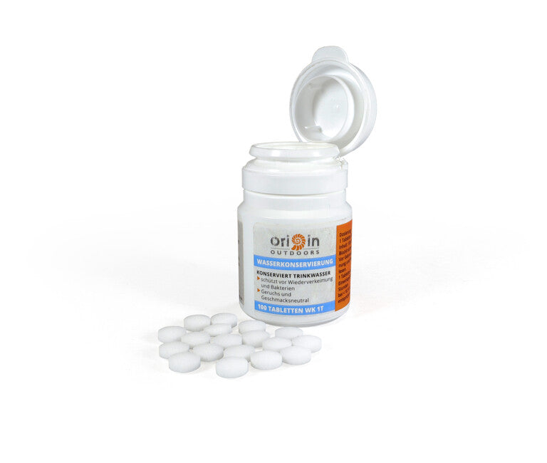 Origin Outdoors Water Disinfection 100 Tablets WK 1T