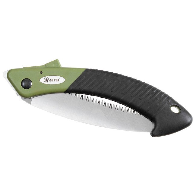 MFH Folding Saw, OD Green-Black