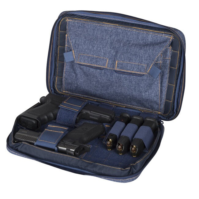 Helikon-Tex 2 Pistol Bag, Nylon, Black-Grey Melange