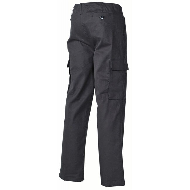 MFH BW Moleskin Trousers, Black