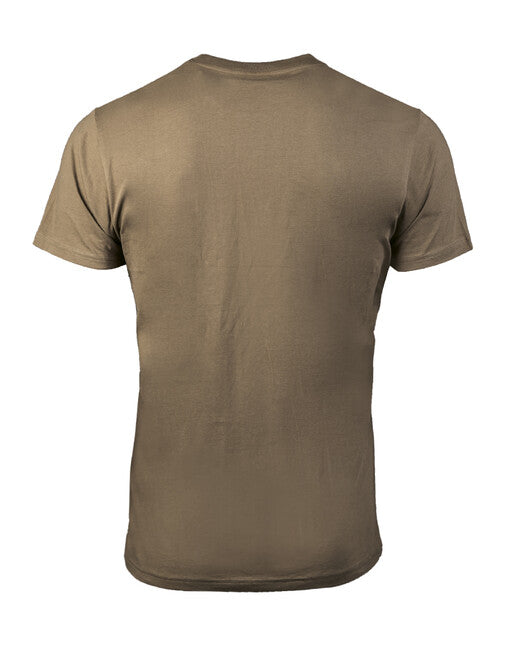 Mil-Tec T-Shirt Short Sleeve US Style, Coyote Brown