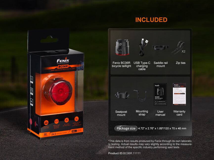 Fenix BC06R Rechargeable Flashing Light