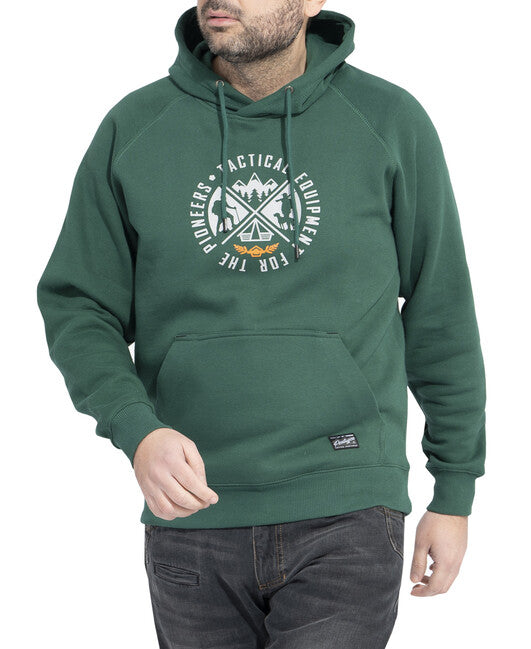 Pentagon Phaeton Hood Men's Hoodie "Pioneers", Maroon Red