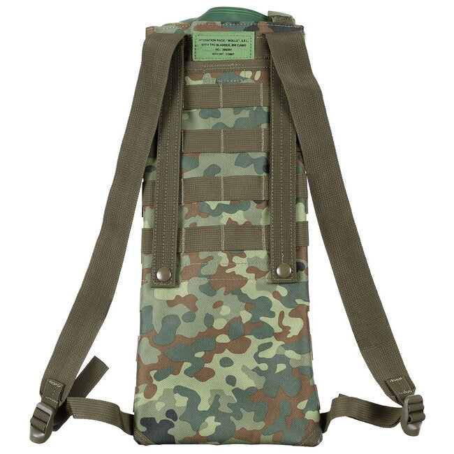 MFH Hydration Bladder with TPU Tube MOLLE, 2.5L, BW Camo