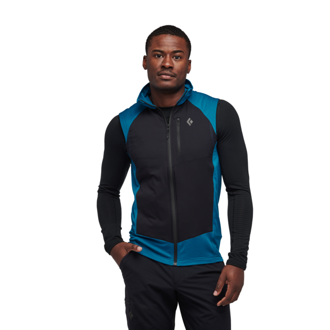 Black Diamond Coefficient Lt Hybrid Women's Men's Vest, Kingfisher-Black