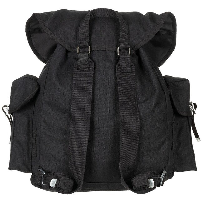 MFH BW Backpack, Black, Canvas