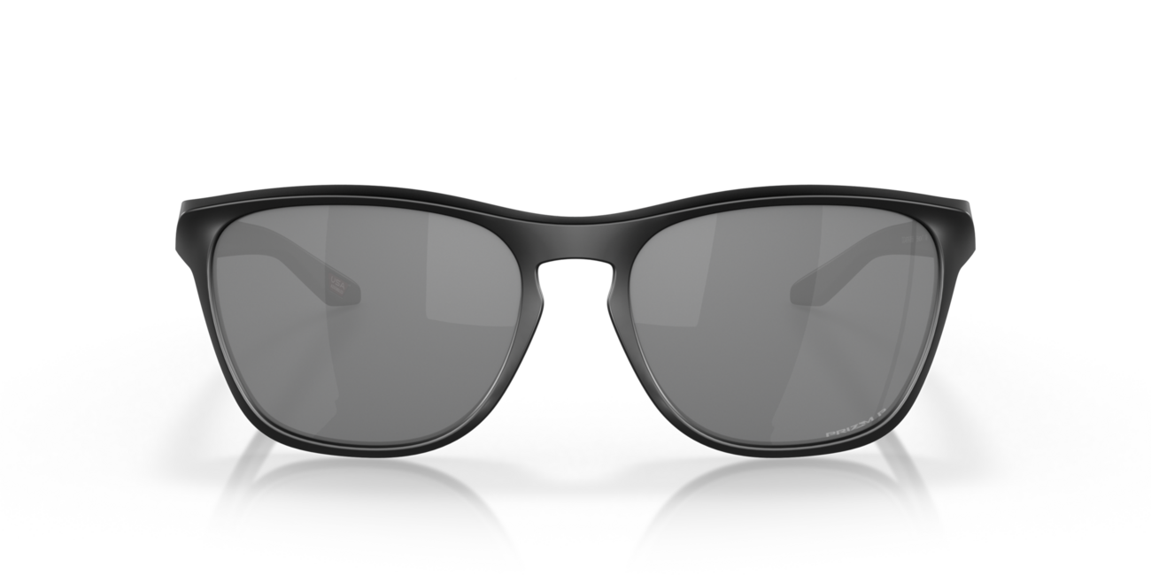 Oakley Manorburn Sunglasses, Matte Black Frame, Prizm Black Polarized Lenses, 56