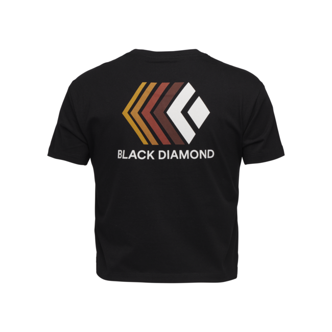Black Diamond Women's Faded Crop T-Shirt, Black