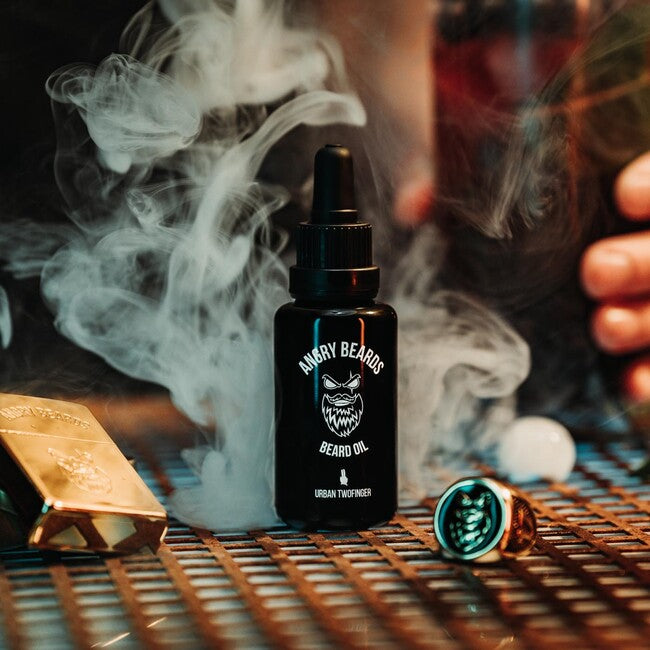 ANGRY BEARDS Jack Saloon Beard and Mustache Oil 30 ml