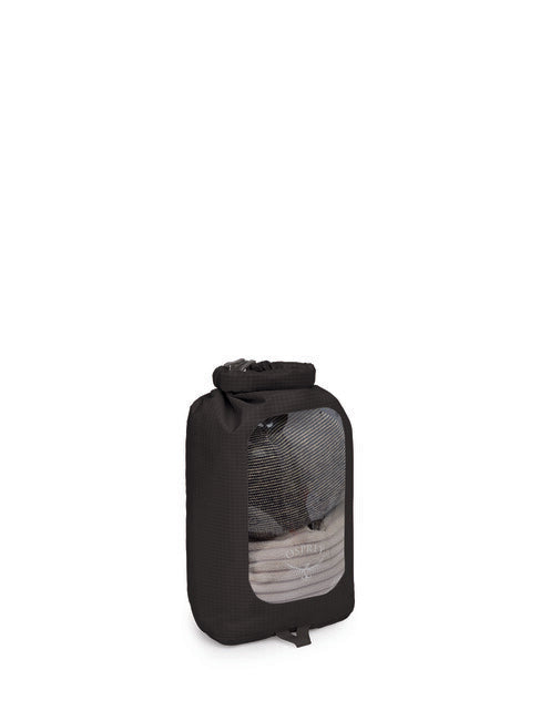 Osprey Dry Sack 6 W/Window Waterproof Bag, Black