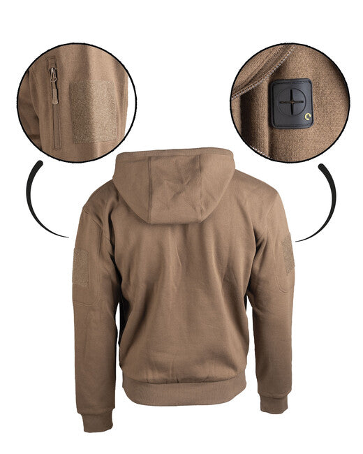 Mil-Tec Tactical Hoodie, Dark Coyote