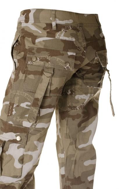 O&T Women's Trousers Olivia, Camouflage Light Brown