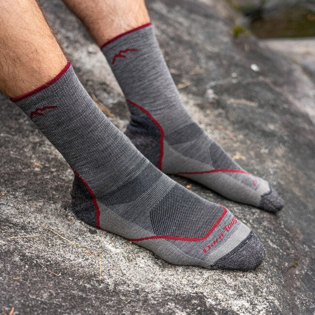 Darn Tough Light Hiker Micro Crew Socks, Taupe