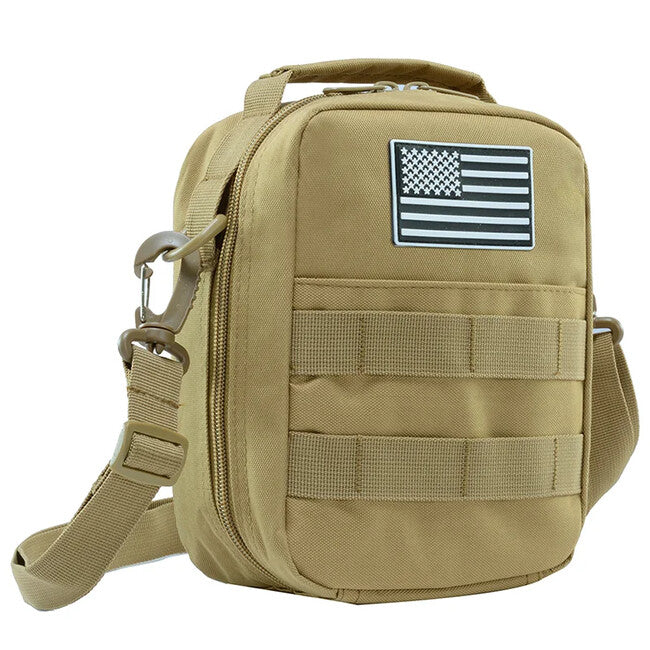 Dragowa Tactical Waterproof Medical Shoulder Bag 2L, Green
