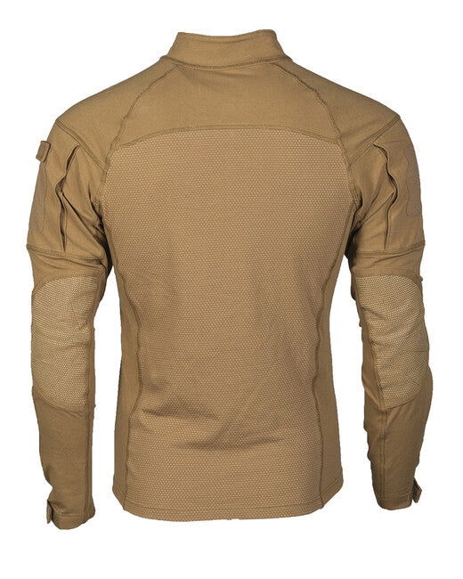 Mil-Tec Assault Tactical Long Sleeve T-Shirt, Coyote