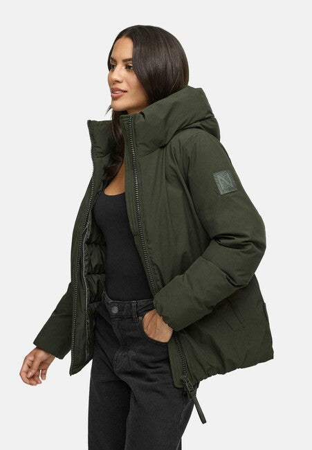 Navahoo Women's Winter Jacket Blutenlicht 14, Dark Olive