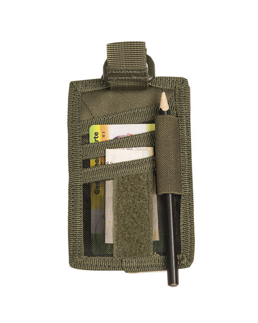 Mil-Tec ID Card Pouch Dry Zip, Green