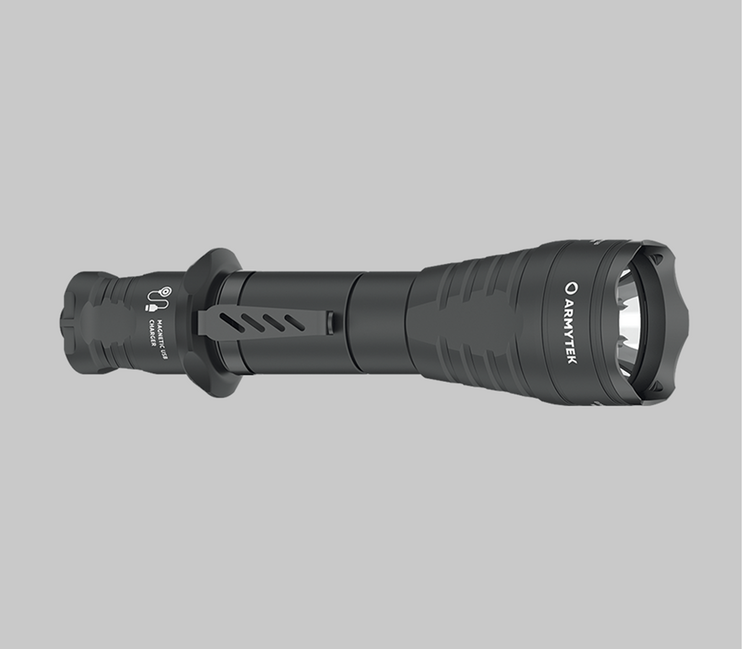 ArmyTek Predator Pro Magnet USB Extended Tactical Set, Warm White
