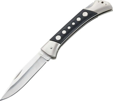 Herbertz Pocket Knife 9.2cm, Black, Plastic, Stainless Steel