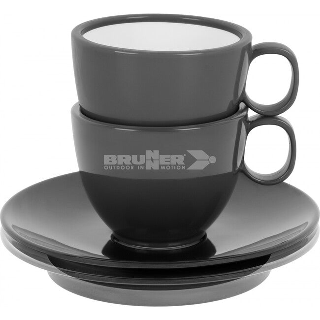 Brunner Coffee Cups 2pcs, Black