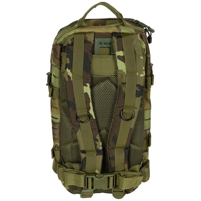 MFH Assault I Laser Backpack, M 95 CZ Camo