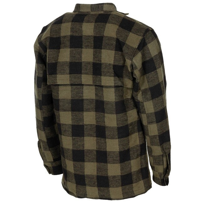 Fox Outdoor Lumberjack Flannel Shirt, OD Green-Black