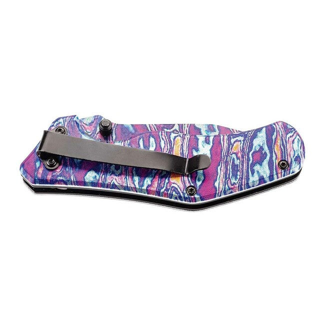 Herbertz One-Handed Folding Knife 7.5cm, Aluminum, Colorful