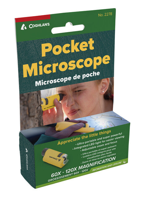 Coghlans Pocket Microscope 60x - 120x Magnification