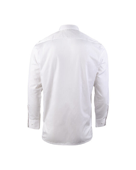 Mil-Tec Service Shirt Long Sleeve, White