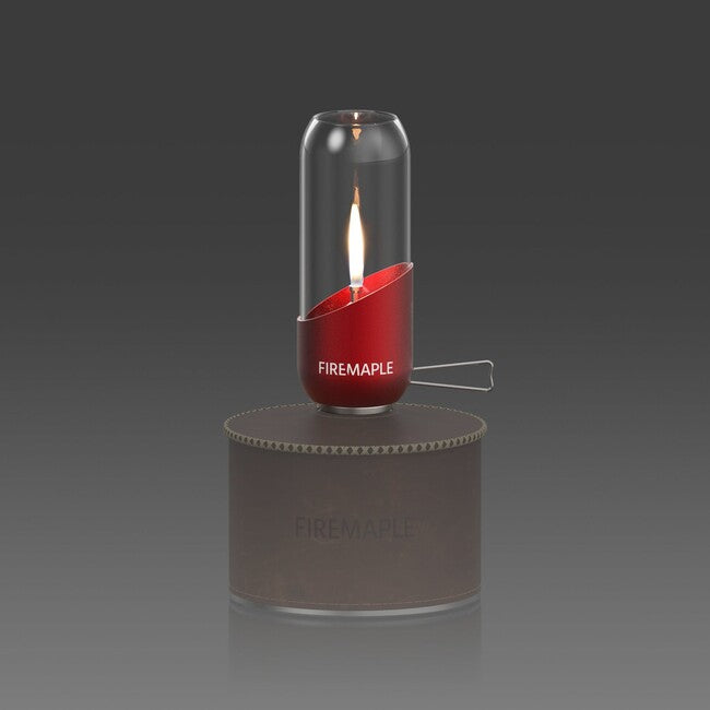 Fire Maple Gas Lantern with Borosilicate Glass, Red