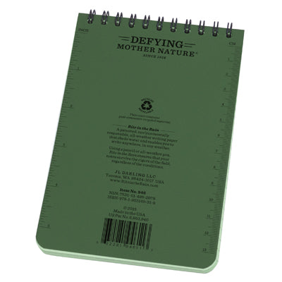 Rite in the Rain All-Weather Notebook Green No. 946