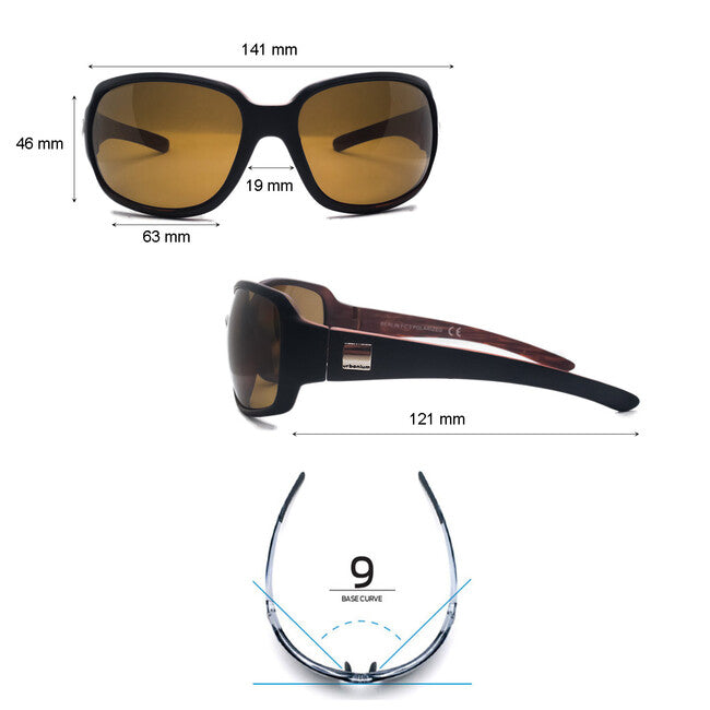 Urbanium Berlin Polarized Sunglasses, Brown