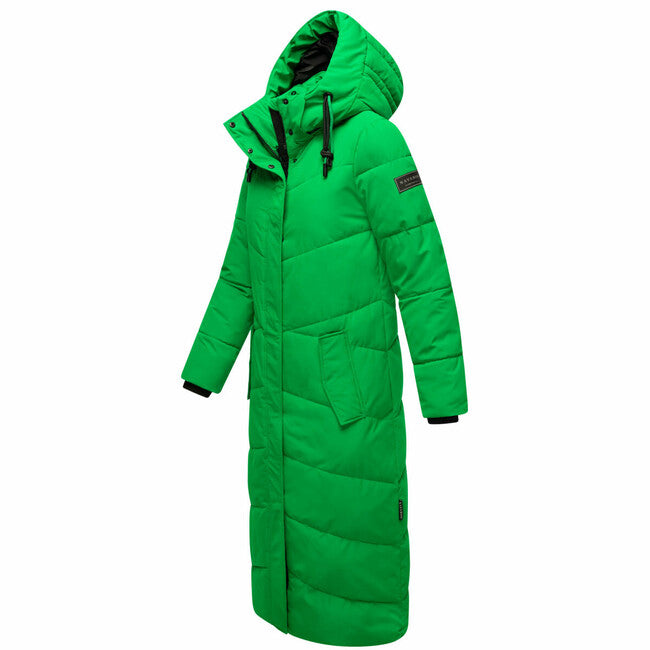 Navahoo Women's Winter Hooded Jacket Hingucker, Emerald Green