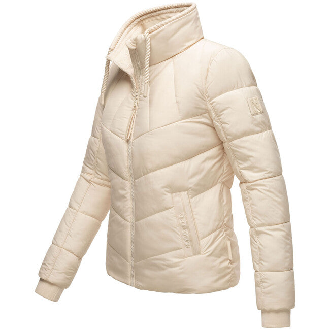Navahoo Women's Winter Jacket Liebesfee, Cream