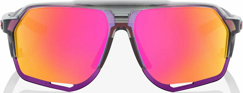 100% Norvik Sunglasses, Polished Translucent Grey