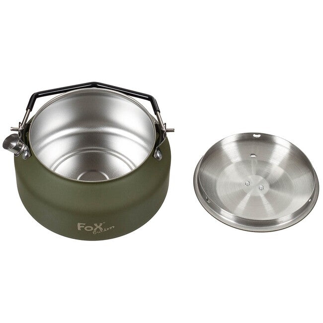 Fox Outdoor Water Bottle 1L, OD Green, Stainless Steel
