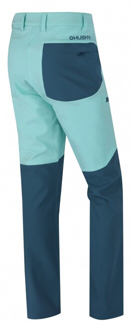 HUSKY Women's Softshell Pants Kavia, Mint/Turquoise