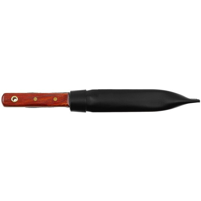 MFH BW Sailor Knife, Wooden Handle, with Sheath