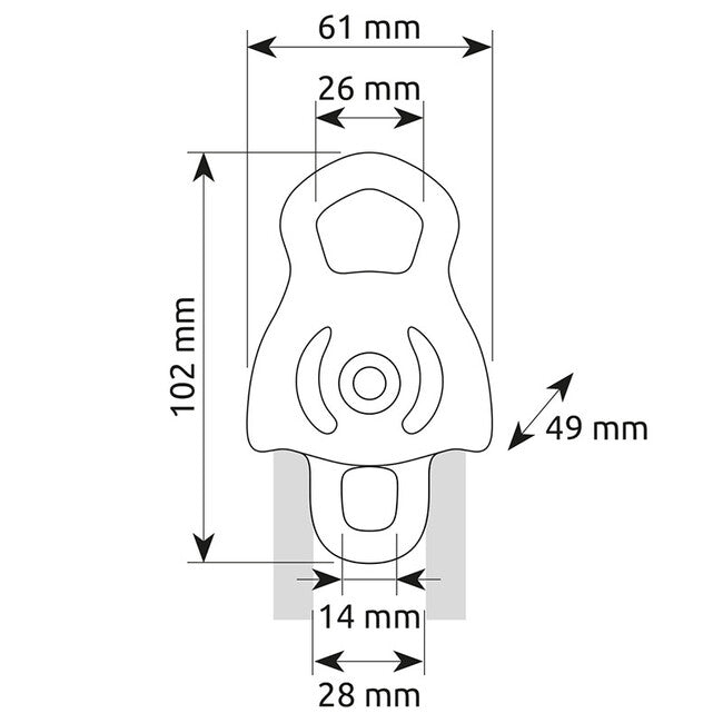 CAMP Dryad PRO Double Pulley