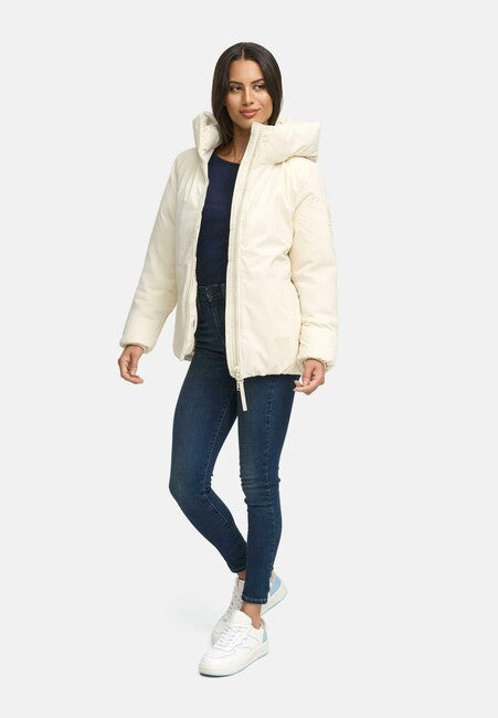 Navahoo Blutenlicht 14 Women's Winter Jacket, Cream