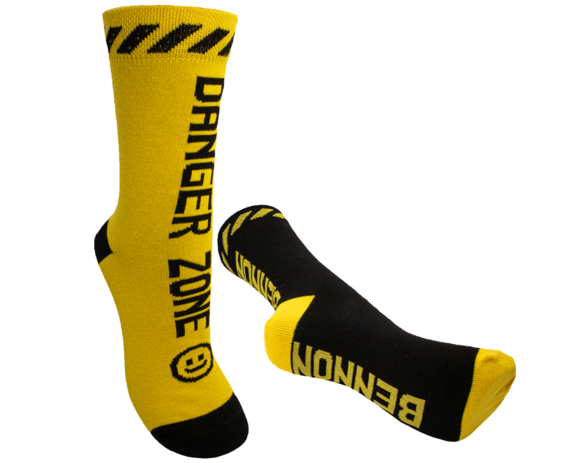 BENNON Bennonky Socks, Yellow/Black