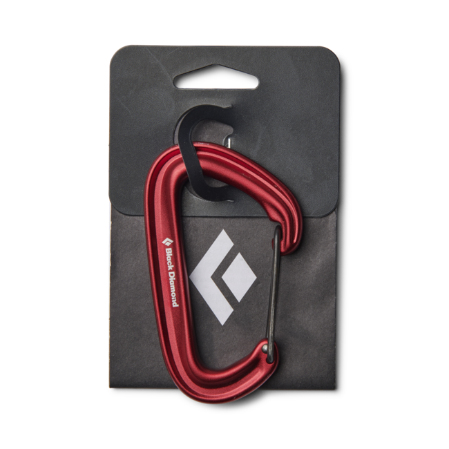 Black Diamond Litewire Carabiner, Red