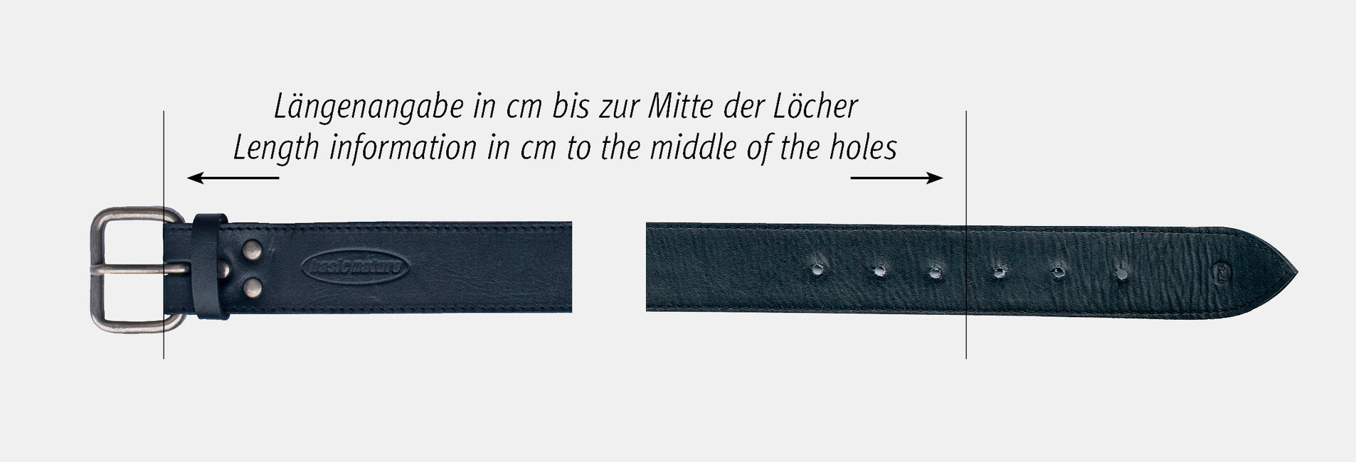 BasicNature Classic Money Belt, Black 80 cm
